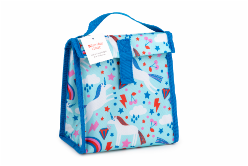 Everyday Living Unicorns Lunch Sack Perspective: back