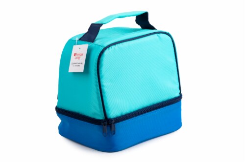 Everyday Living Colorblock Lunch Box - Blue Perspective: back