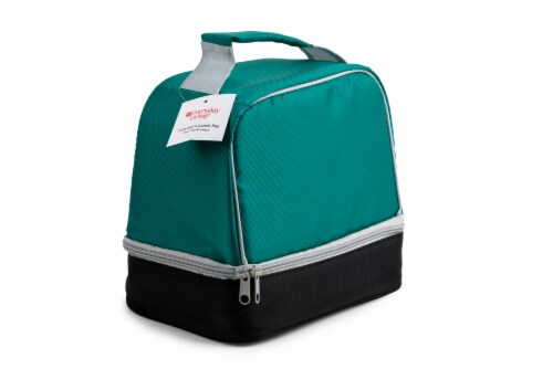 Everyday Living Colorblock Lunch Box - Green Perspective: back