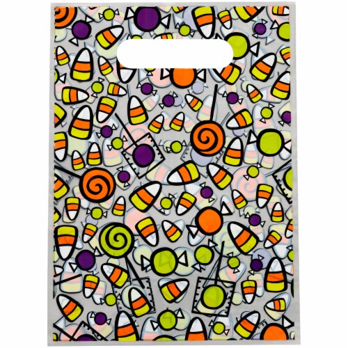 Holiday Home Candy Handle Bags - 12 Pack Perspective: back