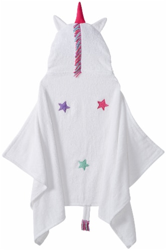 Everyday Living Unicorn Hooded Bath Towel Perspective: back