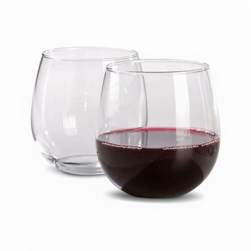 Dash of That™ Vina Stemless Red Wine Glasses - Clear, 4 pk - Kroger