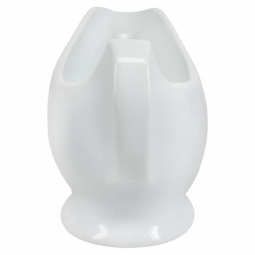 Dash of That™ Gravy Boat - White Perspective: back