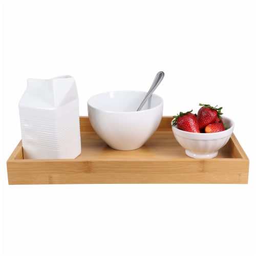 Dash of That™ Sellwood Footed Bowl - White Perspective: back