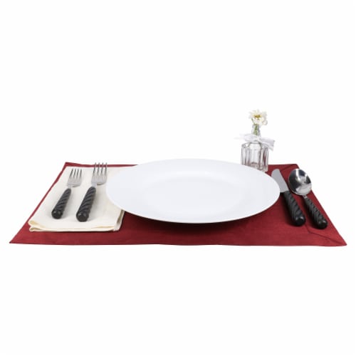 Dash of That™ Sellwood Rimmed Dinner Plate - White Perspective: back