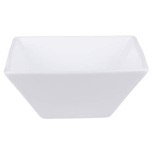 Dash of That™ Broadway Square Flare Bowl - White Perspective: back