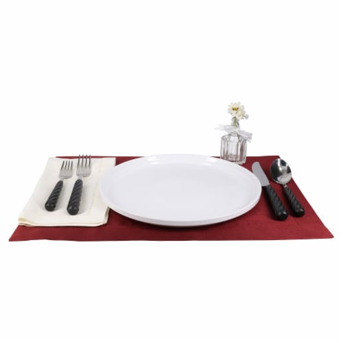 Dash of That Fremont Strato Stack Dinner Plate - White Perspective: back