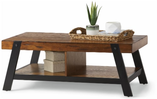 HD Designs® Kenya Coffee Table - Brown/Black Perspective: back