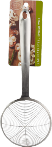 Dash of That™ Stainless Steel Spider Wok - Silver Perspective: back