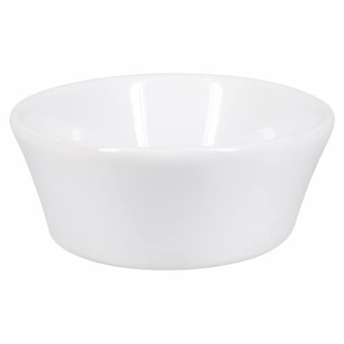 Dash of That Oval Bowl - White Perspective: back