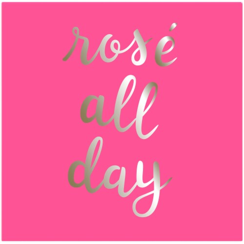 Kroger® Entertainment Essentials 3-Ply Beverage Napkins - Rose All Day Pink Perspective: back