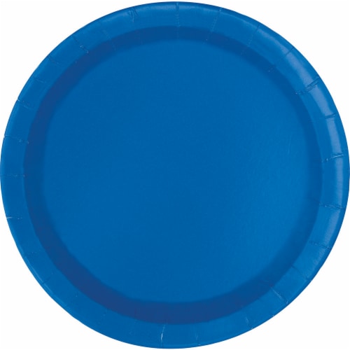 Kroger® Entertainment Essentials Paper Plates - Blue Perspective: back