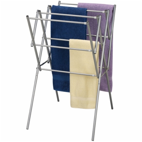 Everyday Living Extendable Metal Clothes Drying Rack - Silver, 1