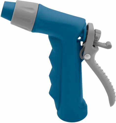 The Joy of Gardening® 3-Way Trigger Hose Nozzle - Blue Sapphire/Gray Perspective: back