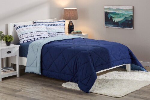 HD Designs Flannel 2 pack Nature Stripe Pillow Case Perspective: back