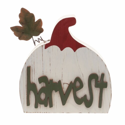 Holiday Home Harvest/Fall Pumpkin Mini Sign - Assorted Perspective: back