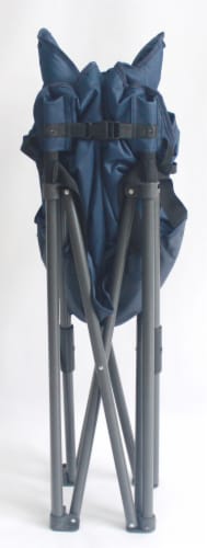 Glacier's Edge Alternative Club Chair with Snap Clip Closure - Navy Perspective: back
