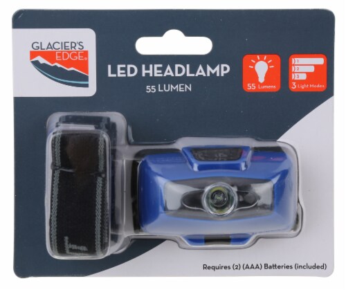 Glacier's Edge LED Headlamp - Blue Perspective: back