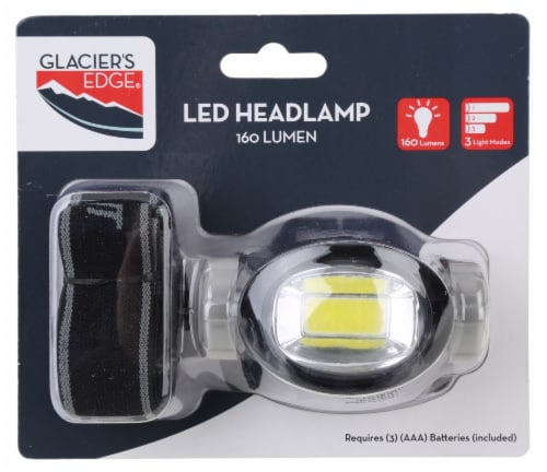 Glacier's Edge LED Headlamp - Black Perspective: back