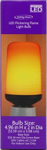 Holiday Home® LED Flickering Flame Light Bulb Perspective: back
