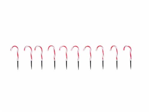 Holiday Home® Candy Cane Pathway Marker Christmas Lights Perspective: back