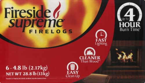 Fireside Supreme® Firelogs Perspective: back
