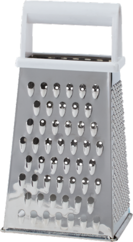 Everyday Living® Stainless Steel Grater with Plastic Handle Perspective: back
