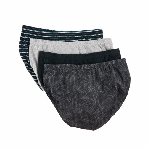 MBU0006 Dip 4 Pack Cotton Basics Sport Briefs - Assorted Perspective: back