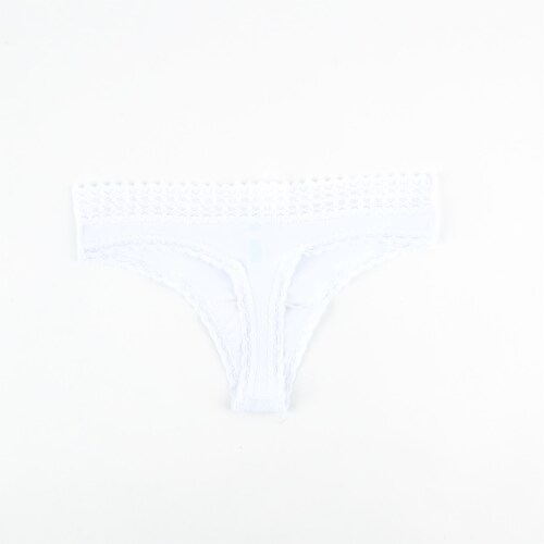 Dip® Womens Cotton Stretch Thong Underwear Perspective: back
