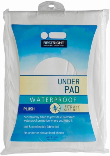 RestRight Waterproof Underpad - White Perspective: back