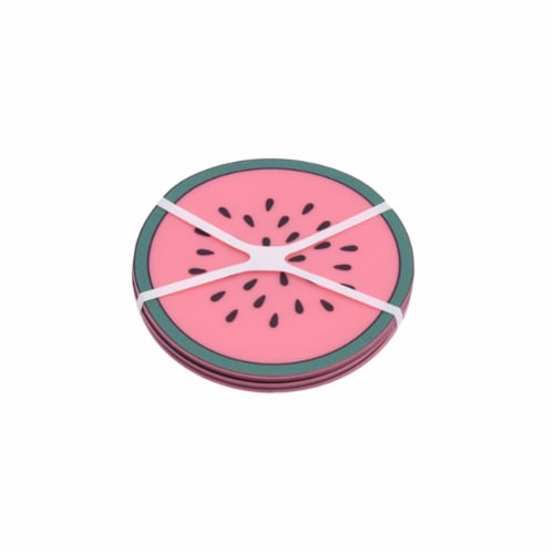 HD Designs Outdoors® Silicone Coasters - Watermelon Perspective: back