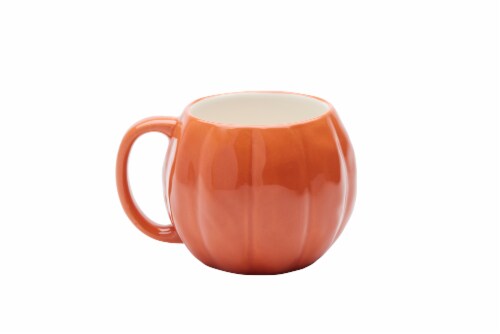 Holiday Home Pumpkin Shape Mug Perspective: back