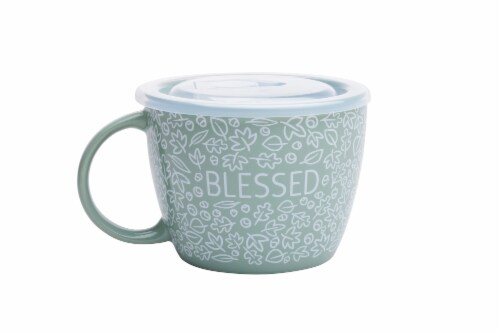 Holiday Home Served Fresh Soup Mug - White Perspective: back