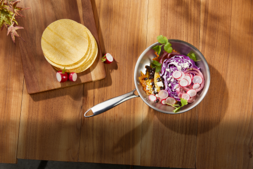 Dash of That Frying Pan Stainless Steel Perspective: back