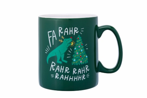 Holiday Home Dinosaur Jumbo Mug Perspective: back