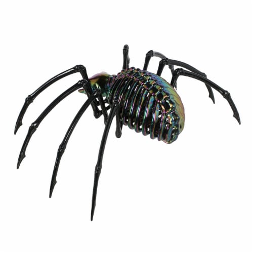 Holiday Home Black Spider Skeleton Decorative Figurine Perspective: back