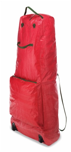 Holiday Home Upright with Wheels Tree Bag Perspective: back