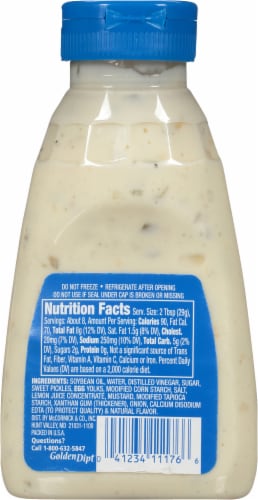 McCormick® Tartar Sauce Perspective: back