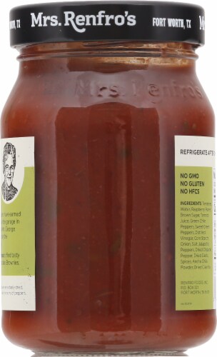 Mrs. Renfro's® Raspberry Chipotle Salsa Perspective: back