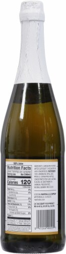 Martinelli's Gold Medal Sparkling Apple-Pear Juice Perspective: back