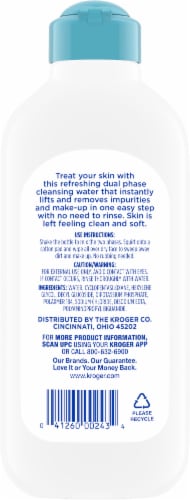 Kroger® Micellar Cleansing Water Perspective: back