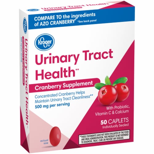 Kroger® Urinary Tract Health Cranberry Supplement Caplets Perspective: back