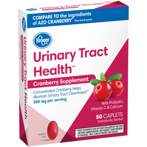 Kroger® Urinary Tract Health Cranberry Supplement Caplets Perspective: back