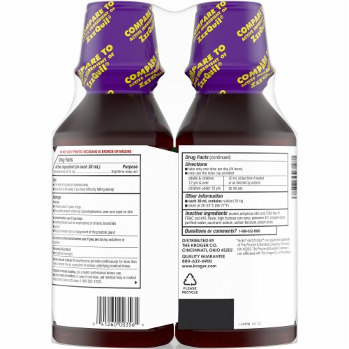 Kroger® EZ Nite Sleep Liquid BIG Deal! Perspective: back
