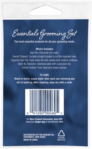 Pretty Savvy™ Essential Grooming Set Perspective: back