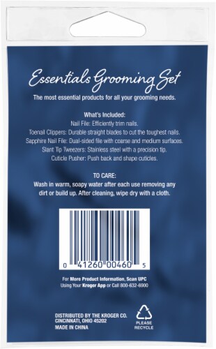 Pretty Savvy™ Essential Grooming Set Perspective: back