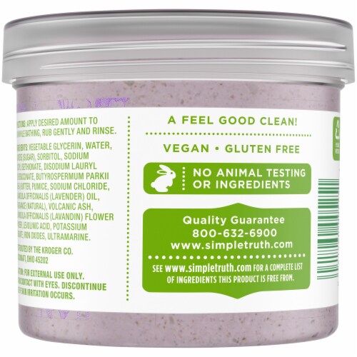 Simple Truth™ Lavender Whipped Soap & Scrub Perspective: back