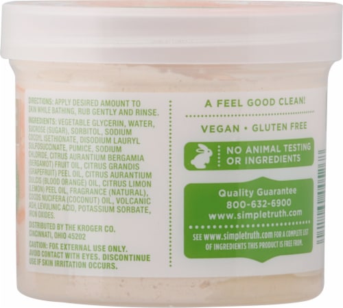 Simple Truth™ Coconut Papaya Whipped Soap & Scrub Perspective: back