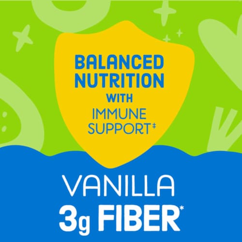 Comforts™ Vanilla Pediatric Nutritional Shake Drink with Fiber Perspective: back