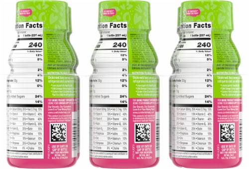 Comforts™ Strawberry Pediatric Nutritional Shake Perspective: back